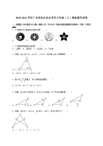 2020-2021学年广东省汕头市金平区八年级（上）期末数学试卷（解析版）