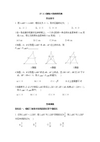 初中27.2.2 相似三角形的性质精品练习