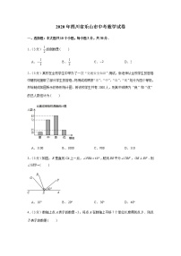 2020年四川省乐山市中考数学试卷