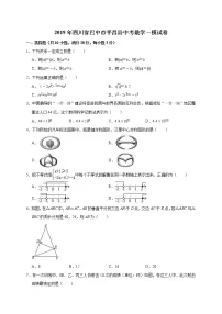 2019年四川省巴中市平昌县中考数学一模试卷（含答案解析）