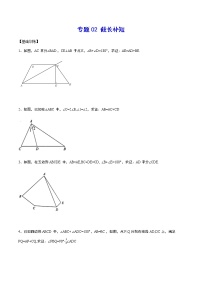 中考数学几何模型加强版 模型02 截长补短