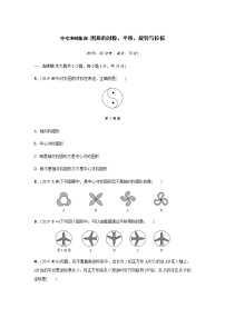 中考数学专题复习  图形的对称、平移、旋转与位似测试题(含解析)