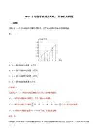 2021中考数学重难点专练：图表信息问题