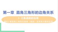 初中数学北师大版九年级下册5 三角函数的应用优质课课件ppt