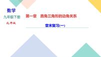 北师大版九年级下册第一章 直角三角形的边角关系综合与测试评优课复习ppt课件