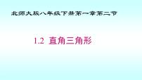 初中数学北师大版八年级下册第一章 三角形的证明2 直角三角形精品课件ppt