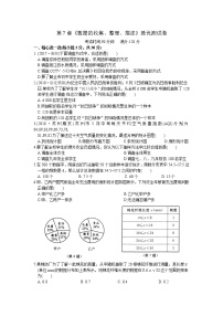 苏科版八年级下册第7章 数据的收集、整理、描述综合与测试课时训练