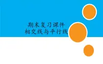 人教版七年级数学下学期期末复习课件—相交线与平行线