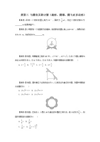 2021年中考数学二轮复习重难题型突破  与圆有关的计算（扇形、圆锥、圆与正多边形）（附答案）