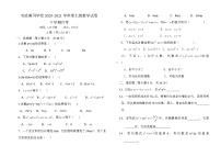 数学七年级下册（下）月考试卷