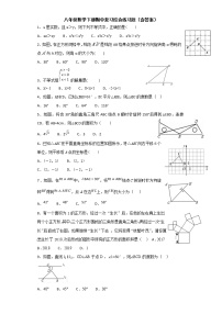 北师大版八年级数学下册期中测试卷(含答案)