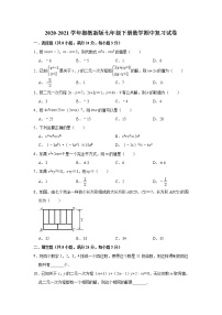 2020-2021学年湘教版七年级下册数学期中复习试卷（word版 含答案）