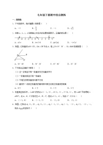 2020-2021学年七年级数学人教版下册期中复习综合测练