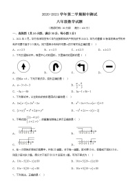 广东省深圳市龙岗区2020-2021学年八年级下学期期中数学试题（word版 含答案）