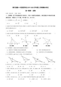 2019-2020学年湖南省长沙市青竹湖湘一外国语学校第二学期期末考试 初一数学 试卷(pdf,无答案)