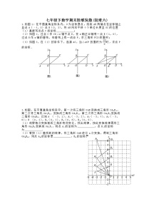 七年级下数学期末思维发散二十