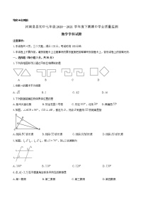 河南省信阳市息县2020-2021学年七年级下学期期中数学试题（word版有答案）