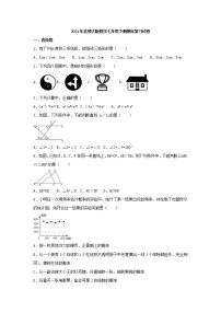 2021年北师大版数学七年级下册期末复习试卷二（含答案）