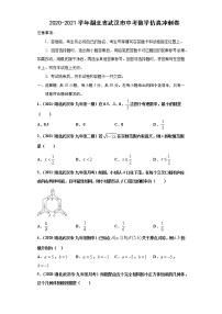 _湖北省武汉市2021年中考数学仿真冲刺卷