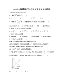 2021年苏科版数学八年级下册期末复习试卷四（含答案）