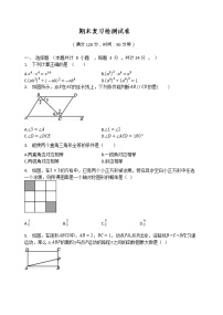 2020-2021学年北师大版数学七年级下册期末复习检测试卷