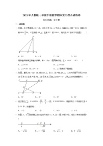 2021年人教版七年级下册数学期末复习综合训练卷     含答案