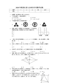 2020年黑龙江省七台河市中考数学试卷解析版