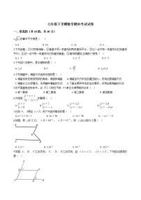 辽宁省营口市七年级下学期数学期末考试试卷