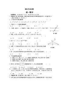 苏教版七年级下册数学期末测试卷及答案 (3)