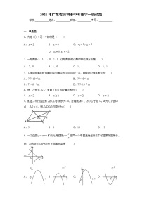 2021年广东省深圳市中考数学一模试题（word版 含答案）