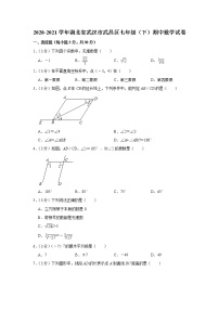 -湖北省武汉市武昌区2020-2021学年七年级下学期期中数学试卷