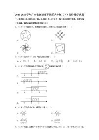 2020-2021学年广东省深圳市罗湖区八年级（下）期中数学试卷