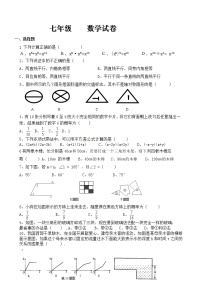 北师大版七年级数学下册期末测试题2