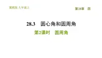 冀教版九年级上册第28章 圆28.3 圆心角和圆周角说课课件ppt