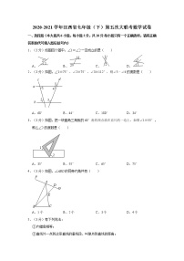 2020-2021学年江西省七年级（下）第五次大联考数学试卷