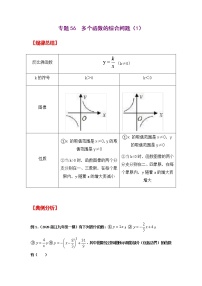 专题56  多个函数的综合问题（1）-2021年中考数学二轮复习经典问题专题训练