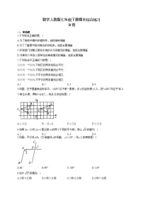 数学人教版七年级下册期末综合练习 B卷