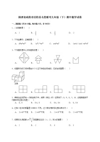 陕西省咸阳市泾阳县七校联考九年级下学期期中数学试卷（解析版）