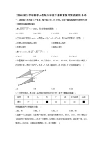 2020-2021学年数学人教版八年级下册期末复习实战演练 B卷