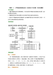 初中数学人教版七年级下册第七章 平面直角坐标系综合与测试导学案