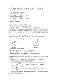 北师大版八年级(下)期末测试卷[含答案]