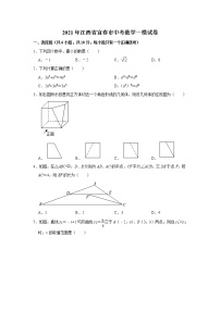 2021年江西省宜春市中考数学一模试卷（word版 含答案）