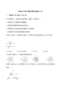 人教版七年级下册数学期末检测卷（五）word版，含答案