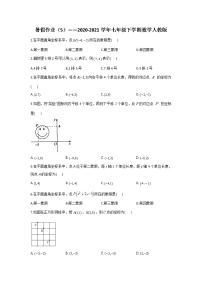 暑假作业（5）——2020-2021学年七年级下学期数学人教版