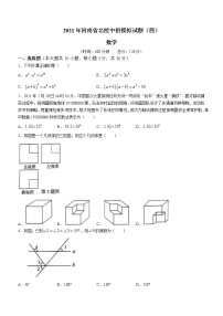 2021年河南省实验中学中考数学第四次模拟考试试题