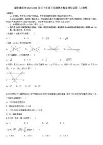 湖北省襄阳市2020-2021学年七年级下学期期末数学模拟试题（word版 无答案）