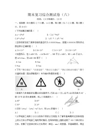 期末复习综合测试卷（六）2020-2021学年北师大版七年级数学下册（word版 无答案）