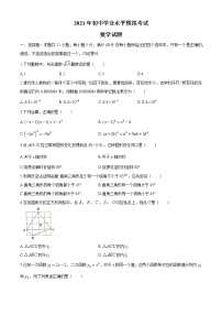 2021年山东省淄博市周村区（五四制）中考一模数学试题