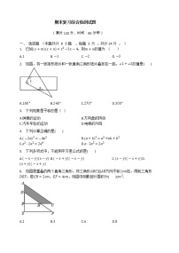 2020-2021学年七年级数学下册期末复习综合检测试题（word版 无答案）