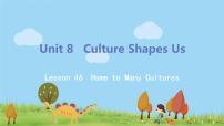 初中英语冀教版九年级下册Unit 8 Culture Shapes UsLesson 46 Home to Many Cultures课前预习ppt课件